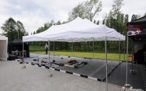 Tor WRC z modelami zdalnie sterowanymi na otwarciu nowej siedziby firmy Basco