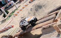 Modele Trial Jeep i Dodge Axial - zabawa firmowy piknik dla Ateny Sopot plaża