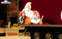 Podświetlana reklama Coca-Coli świąteczna ciężarówka Tamiya Truck